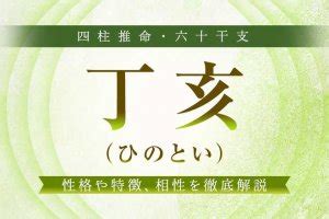 丁亥 最強|四柱推命「丁亥(ひのとい)」の特徴・性格・運勢・相。